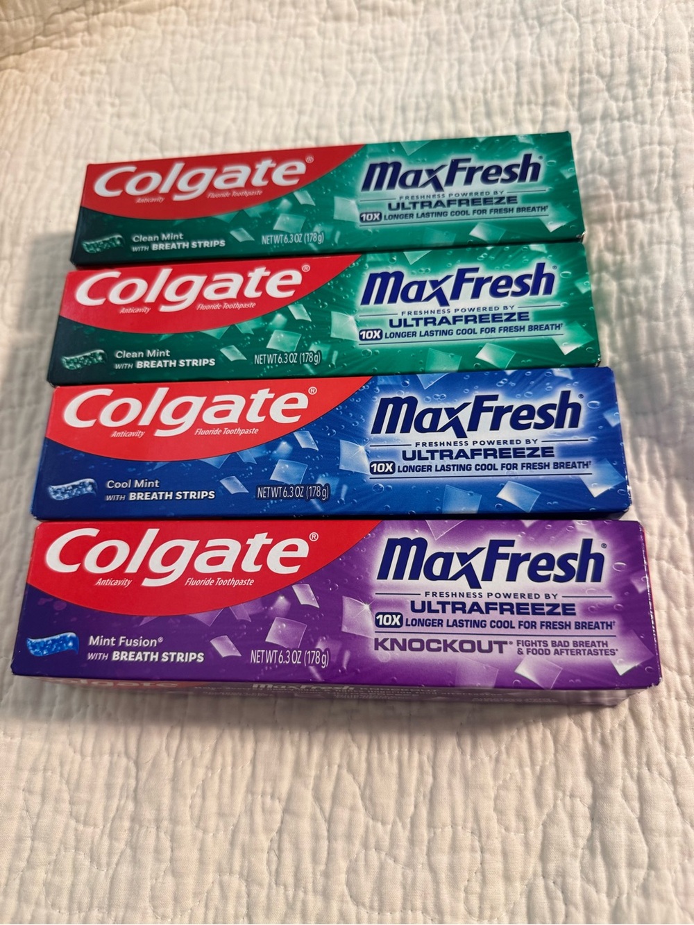 Colgate MaxFresh Toothpaste Variety Pack